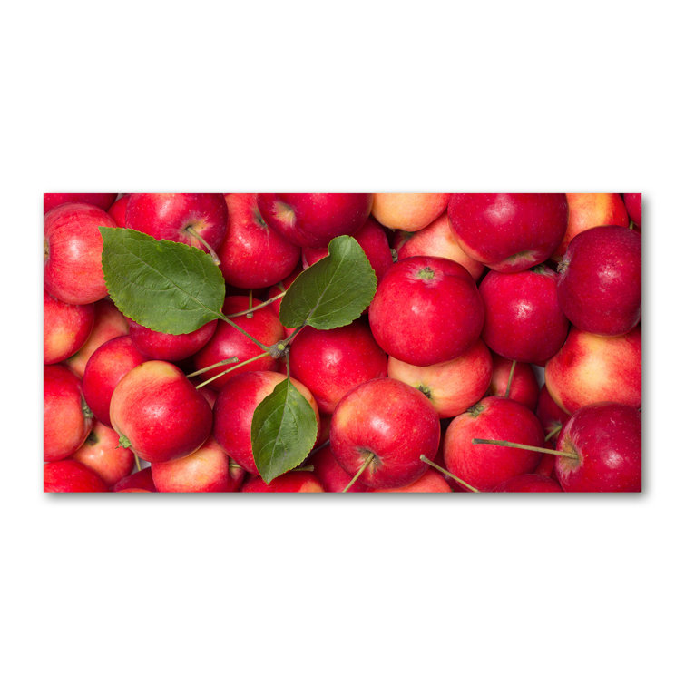 Brayden Studio Red Apples Wrapped Canvas Art Prints Wayfair.co.uk
